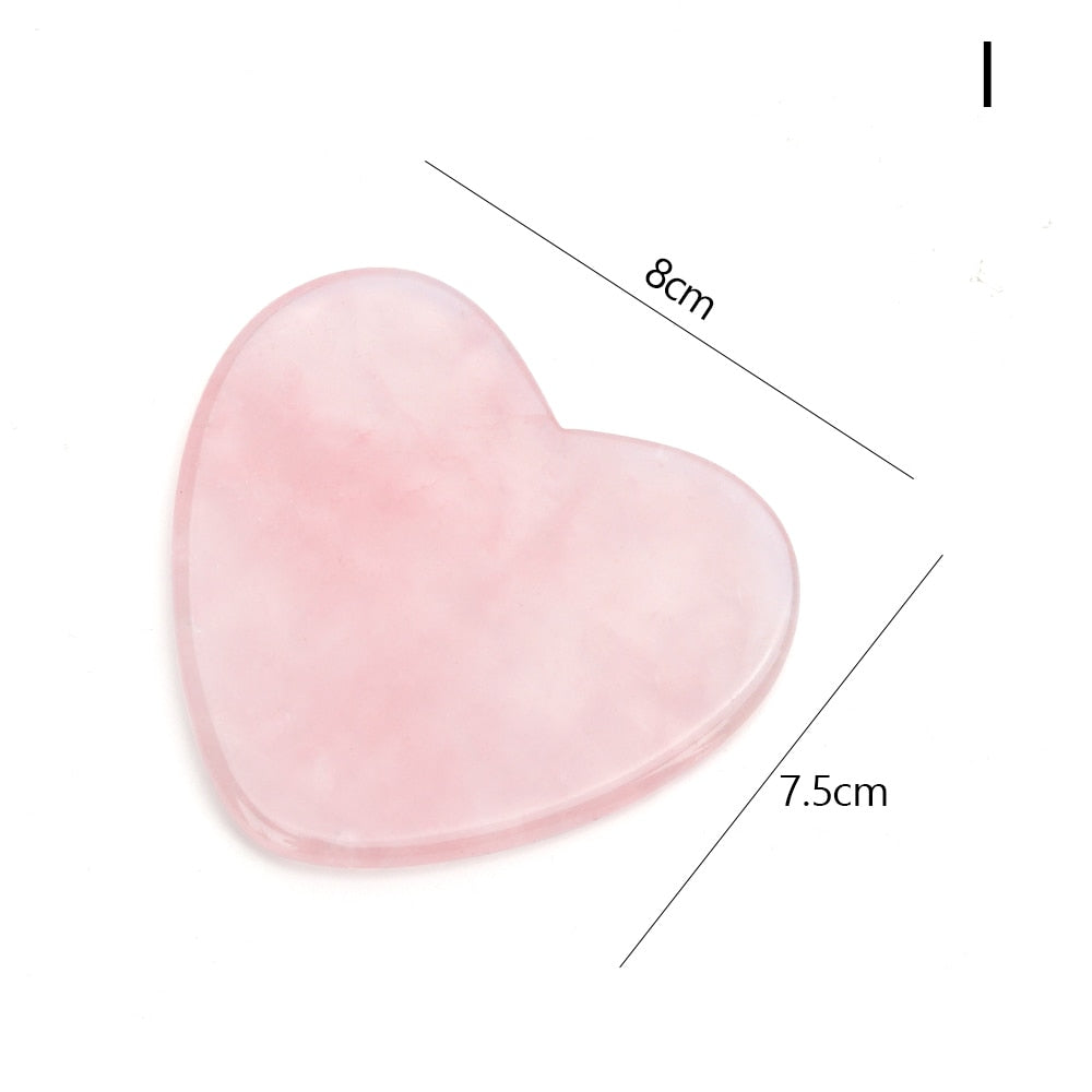 Rose Quarts Gua Sha Set