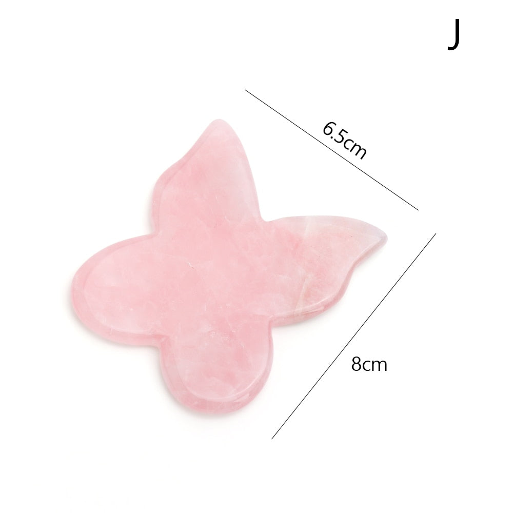 Rose Quarts Gua Sha Set