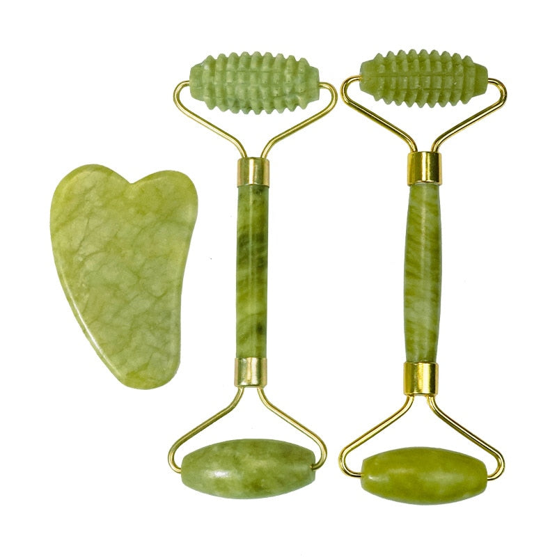 Natural Jade Gua Sha Set